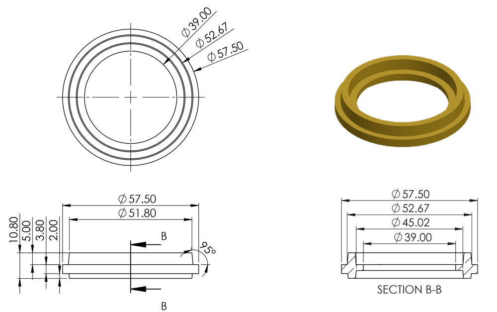 Brass Screw Castor with Round Embellisher