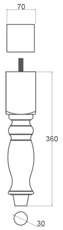 Burton Turned Furniture Legs