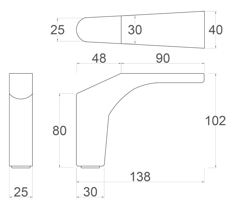 Basque Metal Furniture Legs