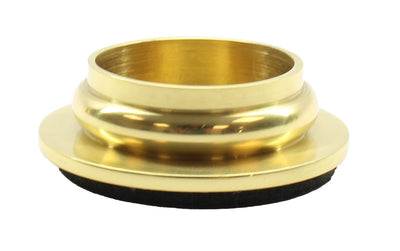 Floor Coasters Polished Brass Finish (Large)