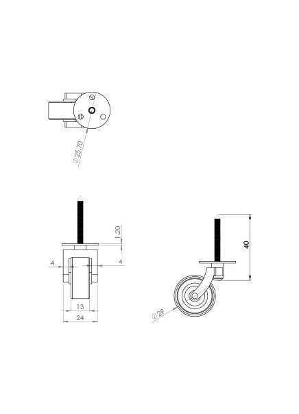 1 1/8 Inch (29mm) - Including Screws