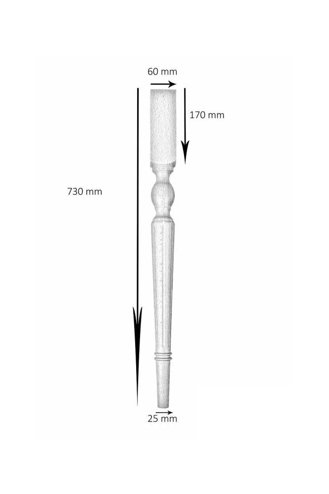 Seville Detailed Table Legs