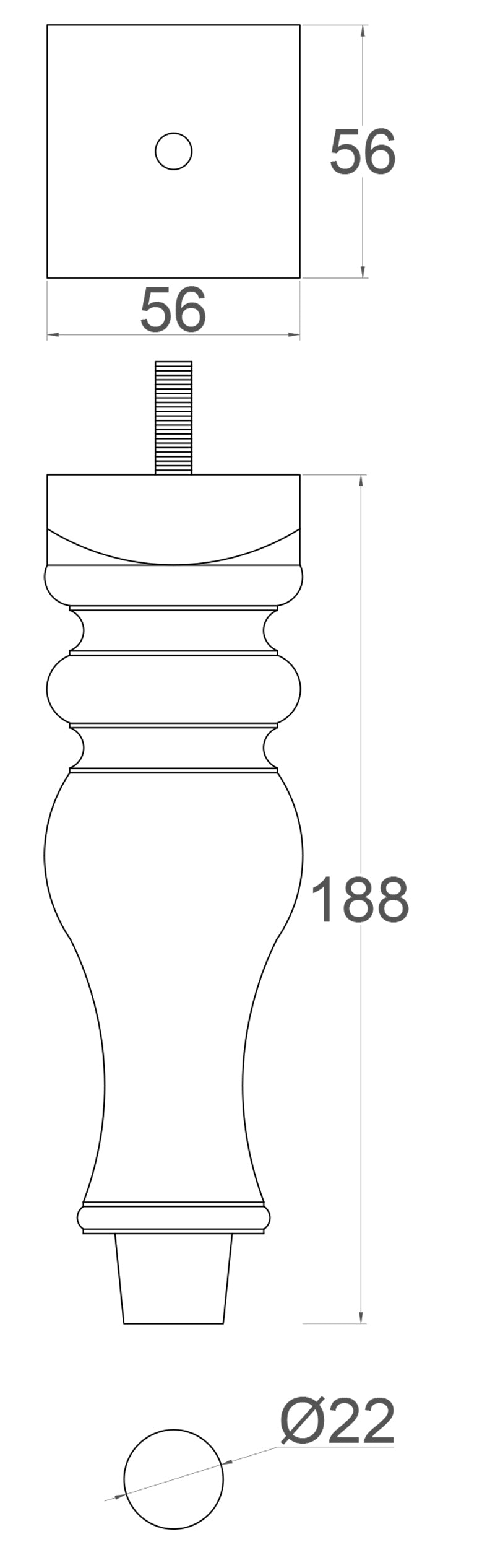 Theodora Furniture Legs